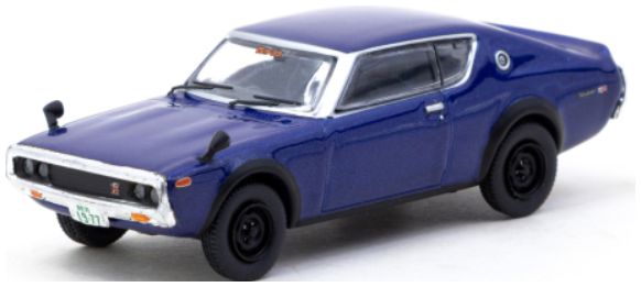 Available To Order – Nissan Skyline 2000 GT-R (KPGC110) Blue 1974 1:64 Tarmac Works Model (TAR 64010BL)
