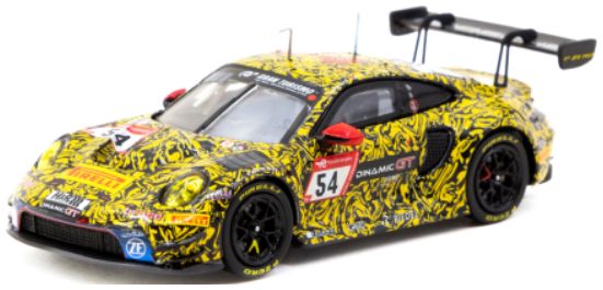 Available To Order – Porsche 911 GT3 R 24h Nurburgring 2023 #54 Engelhart/Guven/Heinrich/Vanthoor 1:64 Tarmac Works Model (TAR 6408423NUR54)