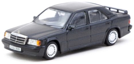Available To Order – Mercedes 190 E 2.3-16 (W201) Dark Blue 1:64 Tarmac Works Model (TAR 64G047BK)
