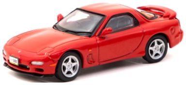 Available To Order – Mazda RX-7 (FD3S) Red 1:64 Tarmac Works Model (TAR JC64005RD)