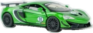 Available to Order – McLaren 570S GT4 #98 - Green Lights and Sound & Pull Back 1:32 (TAY 32130010)