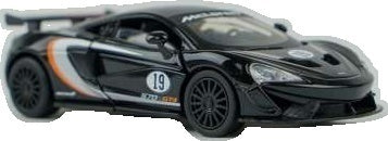 Available to Order – McLaren 570S GT4 #19 - Black Lights and Sound & Pull Back 1:32 (TAY 32130012)