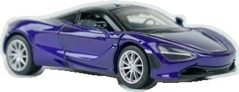 McLaren 720S - Blue/Purple Lights and Sound & Pull Back 1:32 – diecast model