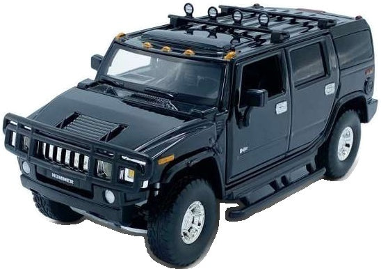 Available to Order – Hummer H2 - Black Lights and Sound & Pull Back 1:32 (TAY 32160010)