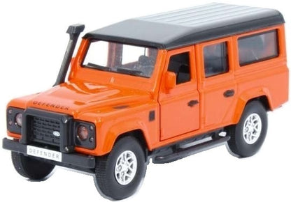 Available to Order – Land Rover Defender 110 - Tangiers Orange Pull Back 1:36 (TAY 36100010)