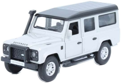 Available to Order – Land Rover Defender 110 - Indus Silver Pull Back 1:36 (TAY 36100011)