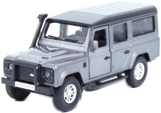 Available to Order – Land Rover Defender 110 - Stornoway Grey Pull Back 1:36 (TAY 36100013)