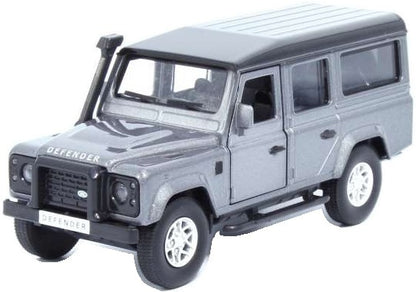 Available to Order – Land Rover Defender 110 - Stornoway Grey Pull Back 1:36 (TAY 36100013)