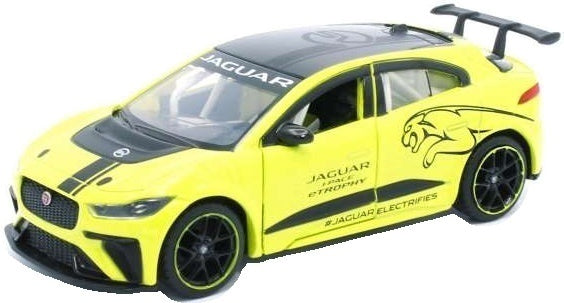 Available to Order – Jaguar I-PACE e-TROPHY - Yellow Pull Back 1:36 (TAY 36100023)