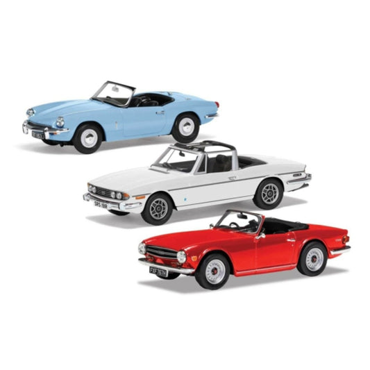 THIS ITEM IS AVAILABLE TO ORDER FROM OUR SUPPLIER - 1:43 CORGI VANGUARDS TC00005 TRIUMPH TOPLESS COLLECTION