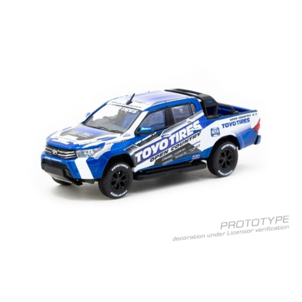 Available to Order – Toyota Hilux Toyo Tires 1:64 Tarmac Works Model (TCT64041TOYO)