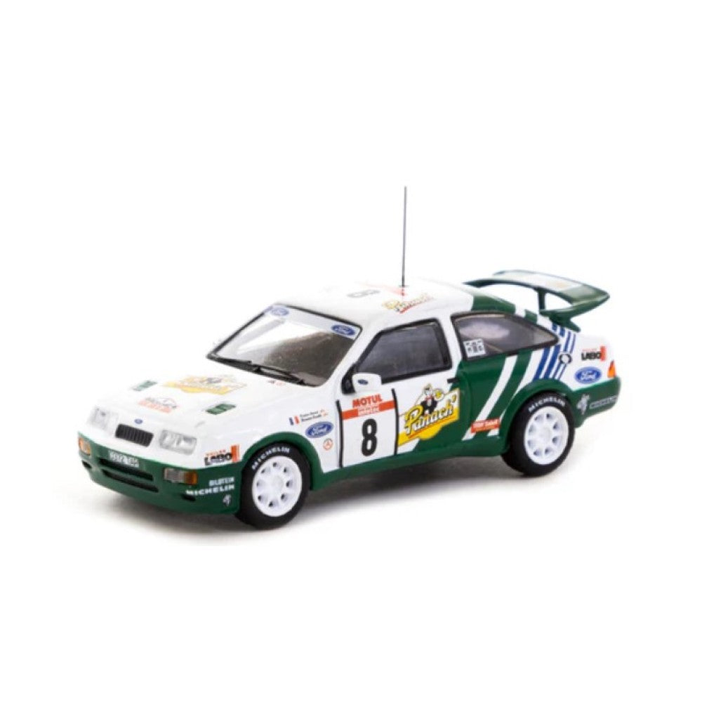 Ford Sierra RS Cosworth No.8 D. Auriol / B. Occelli Tour De Corse Rallye De France 1988 Winner TCT6405888TDC08 1:64 Tarmac Works Diecast Model