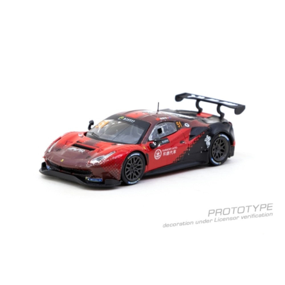 Available to Order – Ferrari 488 GT3 Macau Gt Cup 2022 Harmony Racing Chen Weian 1:64 Tarmac Works Model (TCT6407222MGP51)