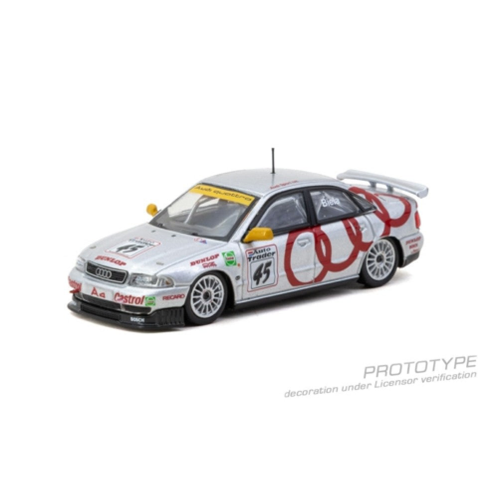 Pre-Order – Audi A4 Quattro BTCC 1996 Champion Frank Biela Model Car and Trading Cards Combo Set TCT6407796BTC45 Stocks Due Dec 2026 / Jan 2027 1:64 Tarmac Works Diecast Model Stocks Due Dec 2026