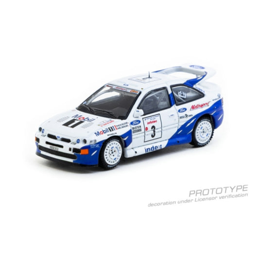 Available To Order – TCT6408193RDF03 - 1:64 FORD ESCORT RS COSWORTH TOUR DE CORSE - RALLYE DE FRANCE 1993 WINNER FRANCOIS DELECOUR / DANIEL GRATALOUP TARMAC Model (TCT6408193RDF03)