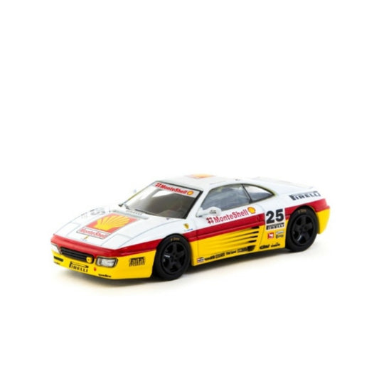 THIS ITEM IS AVAILABLE TO ORDER FROM OUR SUPPLIER - 1:64 TARMAC TCT6408294IGT25 FERRARI 348 CHALLENGE ITALIAN GT 1194 - OSCAR LARRUARI