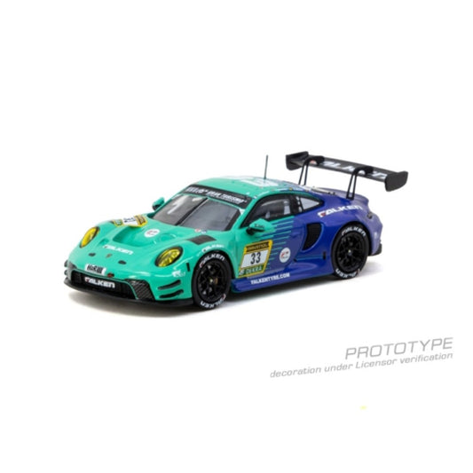 Pre-Order – Porsche 911 GT3 R Nürburgring 24h 2024 Julien Andlauer/Klaus Bachler/Sven Müller/Alessio Picariello 1:64 Tarmac Works Model Car (TCT6408424NUR33) Stocks Due Sept / Oct 2026