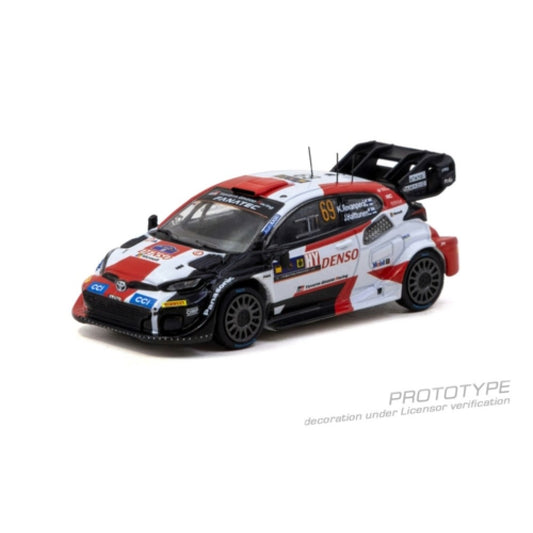 Pre-Order – Toyota GR Yaris RALLY1 Hybrid Central European Rally 2023 WRC World Champion 2023 Kalle Rovanperä / Jonne Halttunen TCT6408523CER69 Stocks Due Dec 2026 / Jan 2027 1:64 Tarmac Works Diecast Model Stocks Due Dec 2026