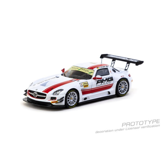 Pre-Order - 1:64 TARMAC Mercedes-Benz SLS AMG GT3 Macau GT Cup - FIA GT World Cup 2015 Winner Maro Engel TCT6408715MGP01 Stocks Due Jul / Aug