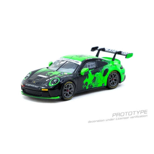 Available to Order – Porsche 911 GT3 Cup (992) Fire Monkey Motorsport 1:64 Tarmac Works Model (TCT64093FMM)