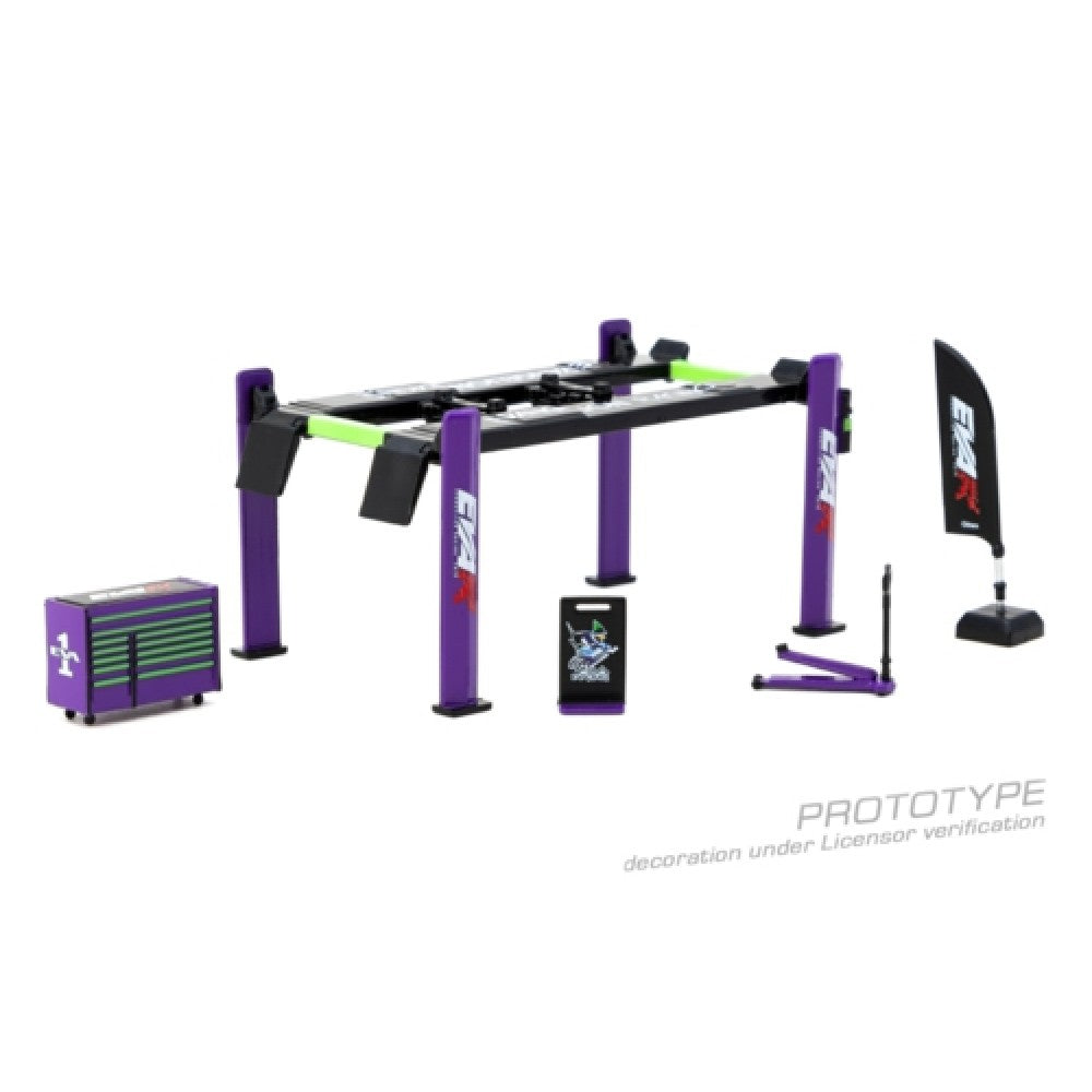 Available to Order – Garage Tools Set Eva Racing 1:64 Tarmac Works Model (TCT64ATL001EVA)
