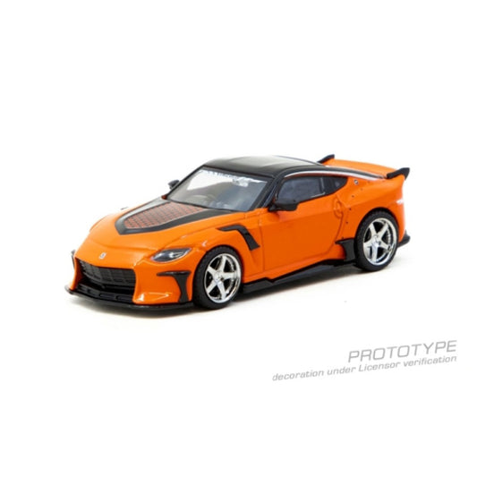 Available to Order – Nissan Veilside Ffz400 Fairlady Z Orange 1:64 Tarmac Works Model (TCT64G074OR)