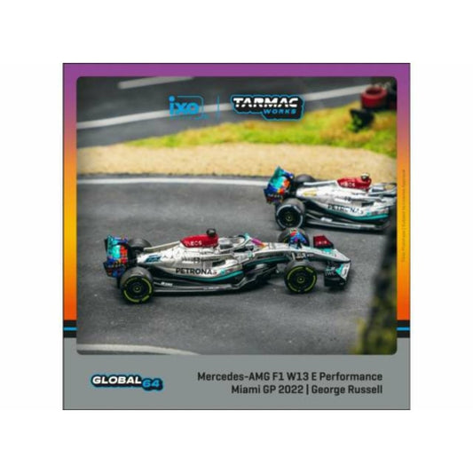 THIS ITEM IS AVAILABLE TO ORDER FROM OUR SUPPLIER - 1:64 TARMAC TCT64GF044GR2 2022 MERCEDES BENZ AMG F1 W13 E PERFORMANCE NO.63 GEORGE RUSSELL MIAMI GRAND PRIX 2022