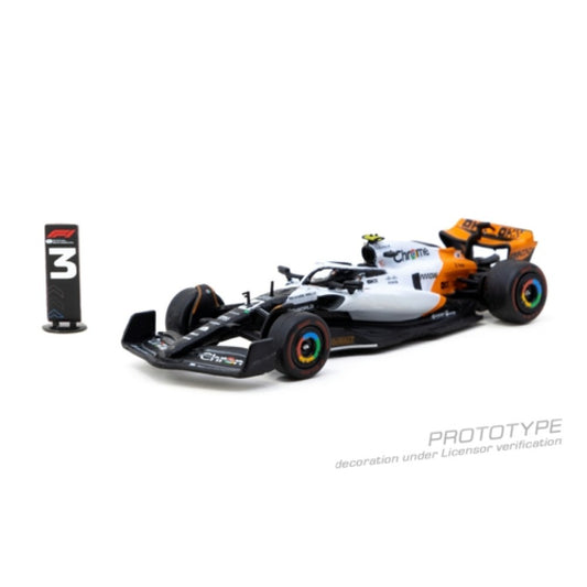Available to Order – Mcl60 Spanish Grand Prix 2023 Qualifying - Lando Norris 1:64 Tarmac Works Model (TCT64GF070LN1)