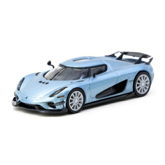 Available to Order – Koenigsegg Regera - Light Blue Metallic 1:64 Tarmac Works Model (TCT64GTL017LB)