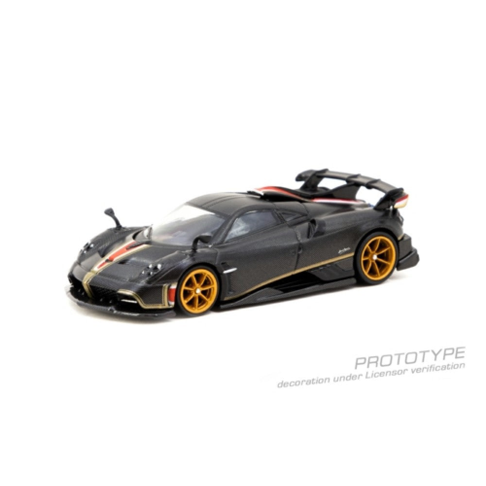 1:64 TARMAC TCT64GTL046BCF PAGANI IMOLA MATT BLACK CARBON FIBER