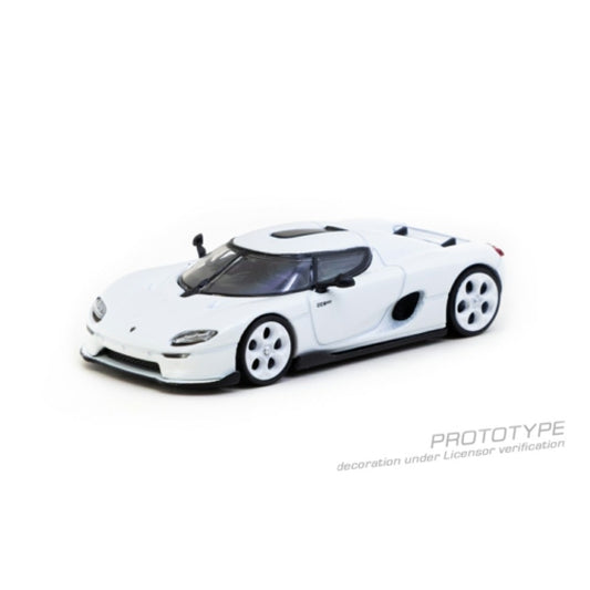 Available to Order – Koenigsegg Cc850 White (model Plus Trading Card Set) 1:64 Tarmac Works Model (TCT64GTL051WH)