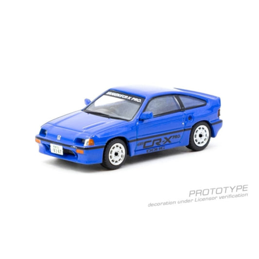 Available to Order – Honda Ballade Sports Mugen Cr-x Pro Blue 1:64 Tarmac Works Model (TCT64GTL058BL)