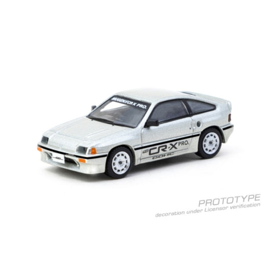 Available to Order – Honda Ballade Sports Mugen Cr-x Pro Silver 1:64 Tarmac Works Model (TCT64GTL058SL)