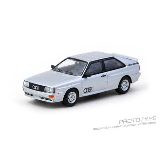 Available To Order – TCT64S025SL - 1:64 AUDI QUATTRO SILVER (NEW TOOLING) TARMAC Model (TCT64S025SL)