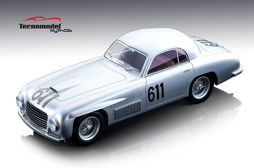 Available To Order – Ferrari 166 S Coupe Allemano 1949 Mille Miglia #611 Bianchetti/Sala Limited 80 pcs 1:18 (TEC 18155C)
