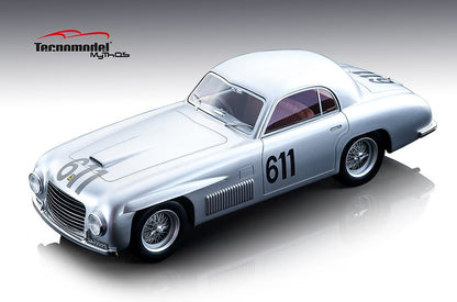 Available To Order – Ferrari 166 S Coupe Allemano 1949 Mille Miglia #611 Bianchetti/Sala Limited 80 pcs 1:18 (TEC 18155C)