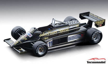 Available to Order – Lotus 87 Cosworth V8 F1 JPS Essex Italy GP 1981 #11 Elio de Angelis 1:18 (TEC 18170A)