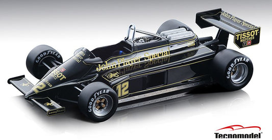 Available to Order – Lotus 87 Cosworth V8 F1 JPS Las Vegas GP 1981 #12 Nigel Mansell 1:18 (TEC 18170B)