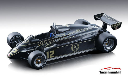 Available to Order – Lotus 91 F1 British GP 1982 #12 Nigel Mansell 1:18 (TEC 18174D)