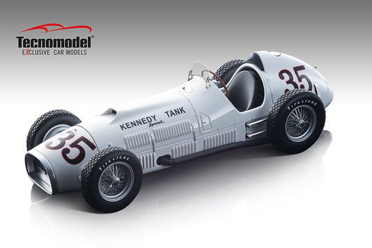 Available To Order – Ferrari 375 F1 Indy 1952 Indianapolis 500 GP Kennedy Tank #35 Johnny Mauro 1:18 (TEC 18193D)