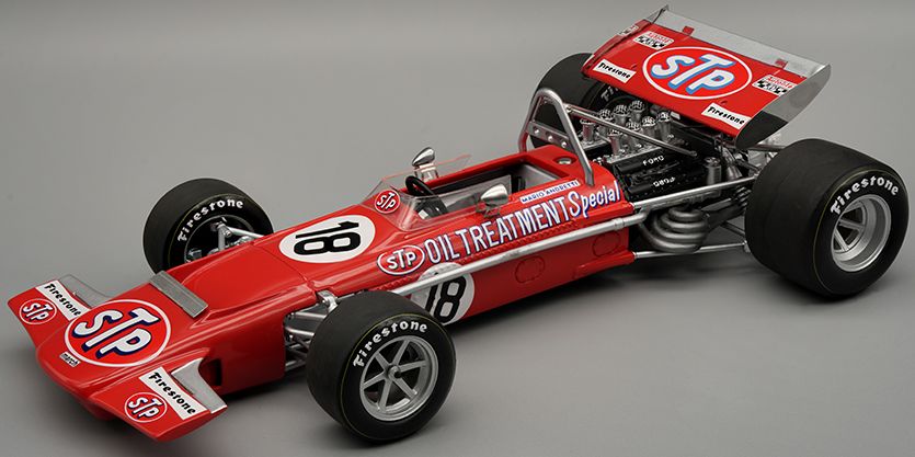 Available to Order – March 701 Cosworth V8 F1 3rd Spanish GP 1970 #18 Mario Andretti 1:18 (TEC 18216B)