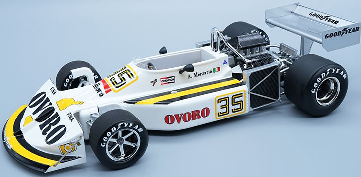 Available to Order – March 761 1976 Swedish GP #35 Arturo Merzario 1:18 (TEC 18222E)