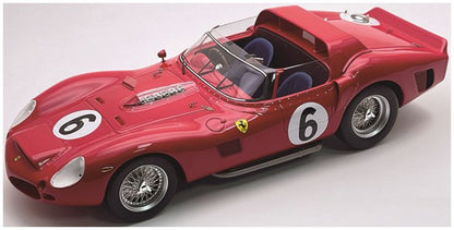 Available To Order – Ferrari 330 TRI-LM Le Mans 24h 1962 #6 Winner O.Gendebien/P.Hill (w/Showcase) 1:18 (TEC 18232B)