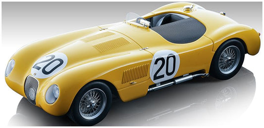 Available to Order – Jaguar C-Type Spider Team Jaguar Racing #20 24h Le Mans 1953 Laurent/De Tornaco 1:18 (TEC 18290D)