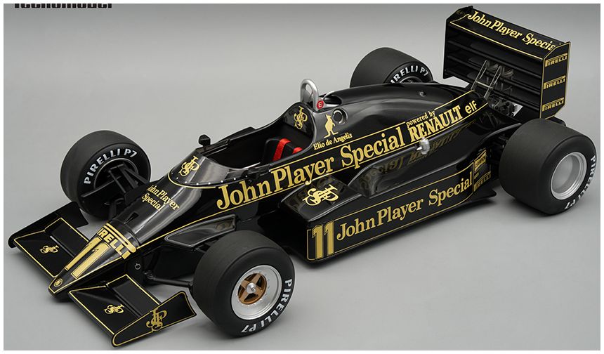 Available to Order – Lotus 94T 1983 European GP #11 E.De Angelis w/Showcase 1:18 (TEC 18347B)