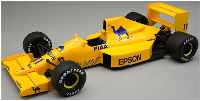 Available to Order – Lotus 101 V8 F1 Camel Team Lotus 4th GP Britain 1989 Nelson Piquet w/Showcase 1:18 (TEC 18350A)