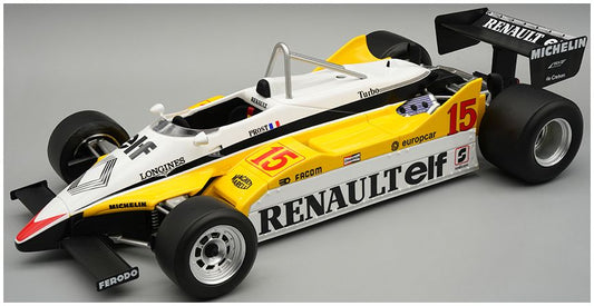 Available to Order – Renault RE30B 1982 Winner South Africa GP #15 Alain Prost w/Showcase 1:18 (TEC 18367A)