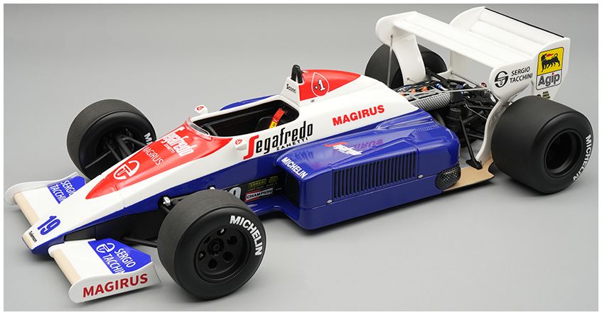 Toleman TG 184 1984 British GP #19 Ayrton Senna 1:18 Tecnomodels Mythos Model
