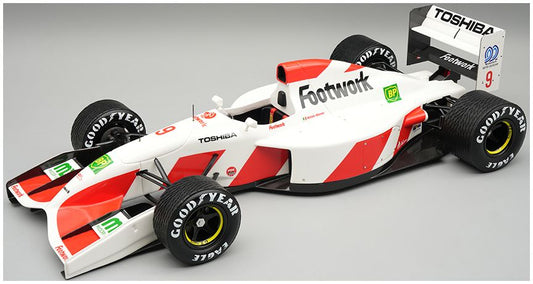 Footwork FA13 1992 Spain GP #9 Michele Alboreto (w/Rain Tyres) 1:18 Tecnomodels Mythos Model