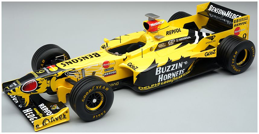 Jordan Honda 198 1998 Winner Belgium #9 Damon Hill 1:18 Tecnomodels Mythos Model